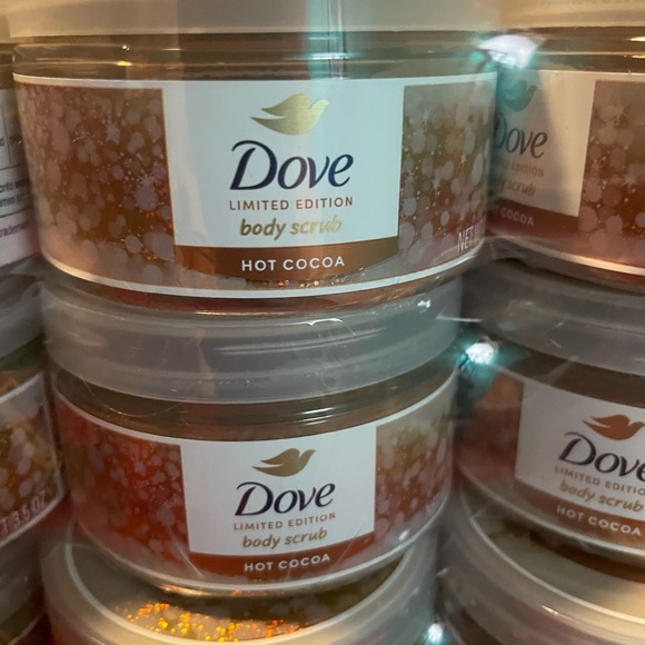 Dove 3pack Limited Edition Hot Cocoa Body Scrub Trio- New - Picture 5 of 5